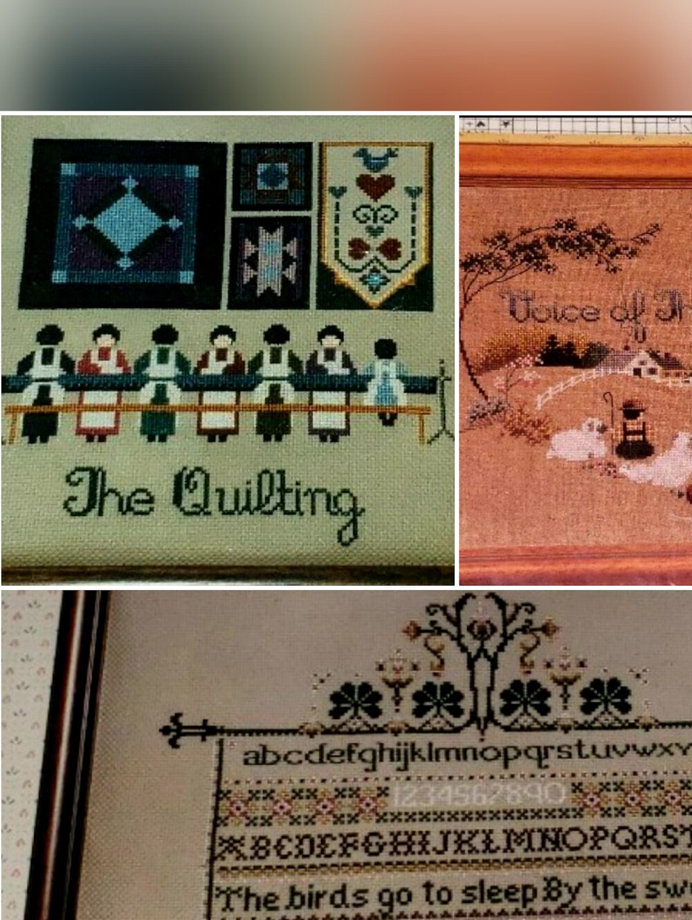 Three (3) Told In A Garden Cross-Stitch Patterns